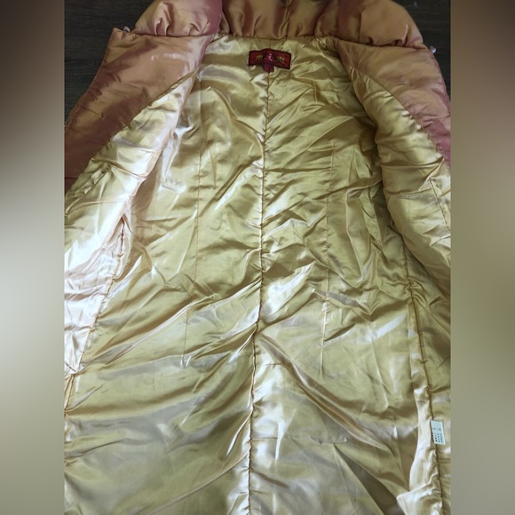 Chinese satin embroidered long coat in size medium - Picture 6 of 9